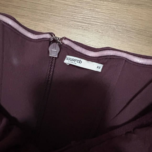 House of CB Strapless Plum Dress - Picture 3 of 4